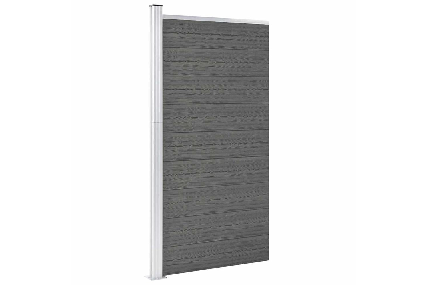 vidaXL Fence Panel Wpc 95x186cm Grey
