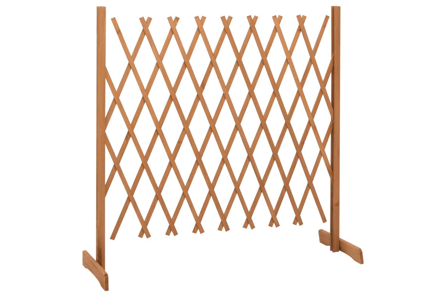 Vidaxl 314828 Garden Trellis Fence Orange 180x100 Cm Solid Firwood-2