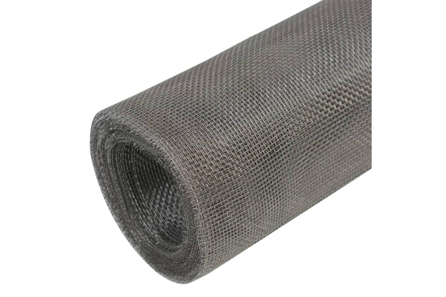 vidaXL 142258 Mesh Screen Stainless Steel 100x500cm Silver-3