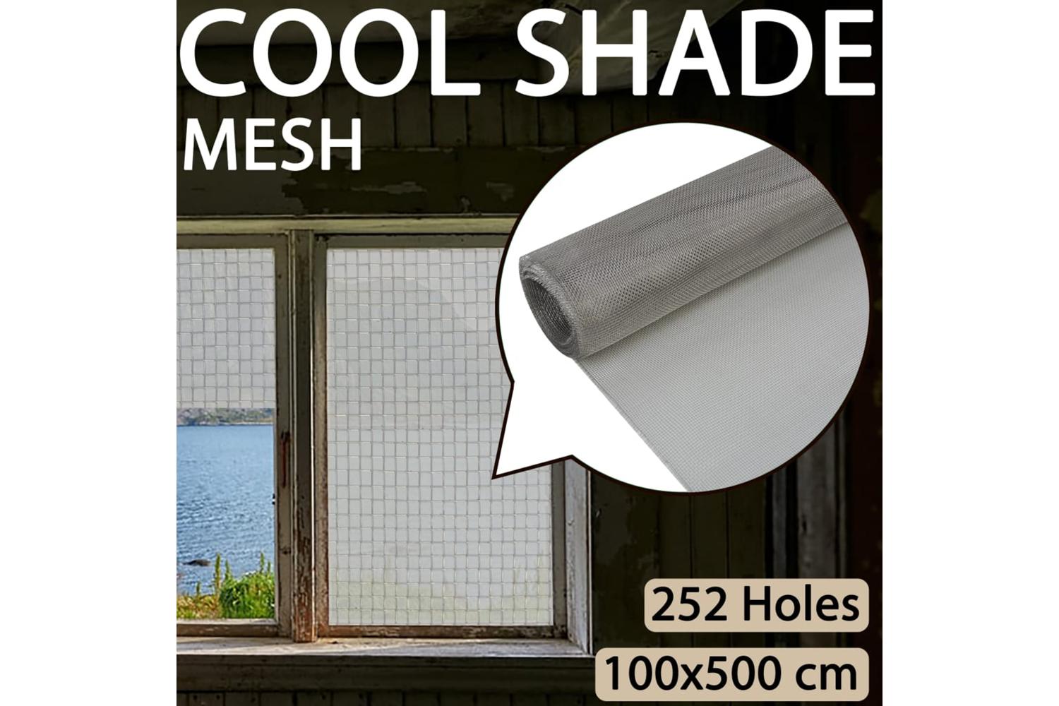 vidaXL 142258 Mesh Screen Stainless Steel 100x500cm Silver-5
