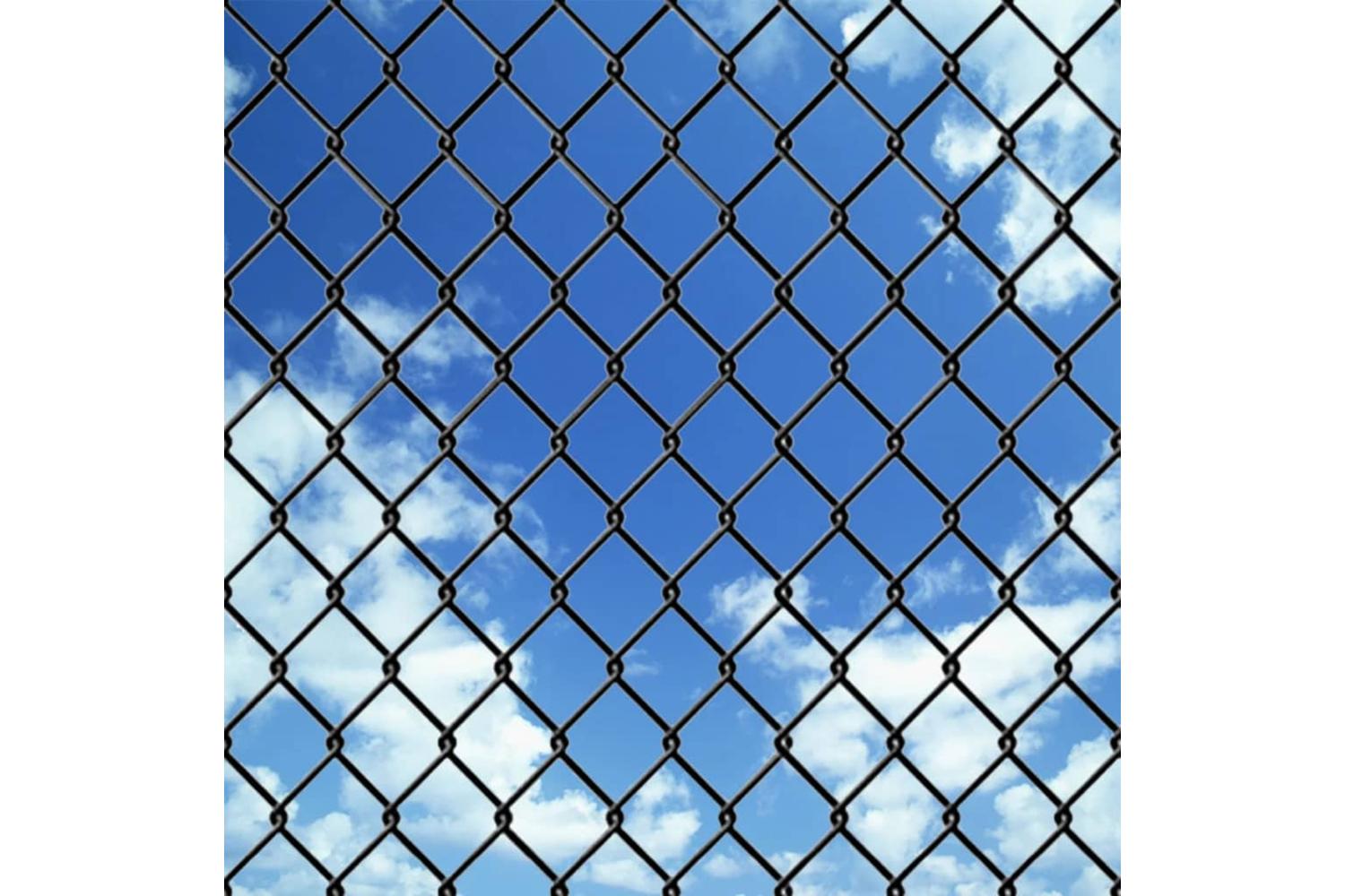 Vidaxl 142429 Chain Link Fence Steel 25x1 M Grey-3