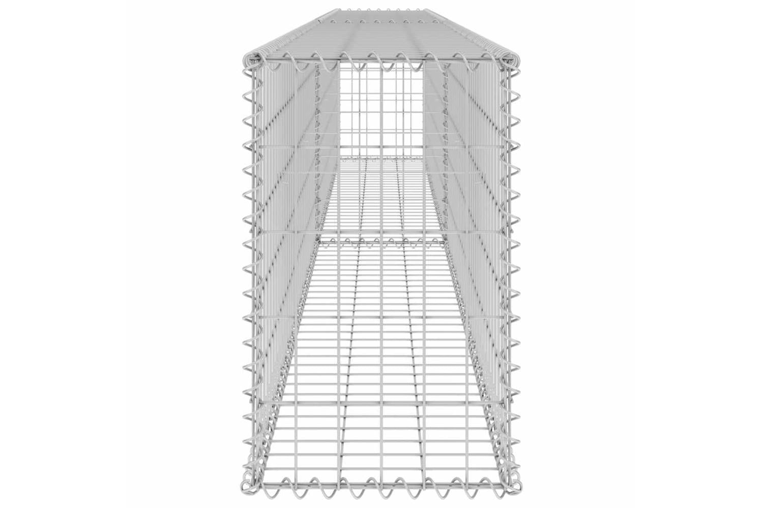 Vidaxl 147820 Gabion Wall With Covers Galvanised Steel 300x30x50 Cm-5