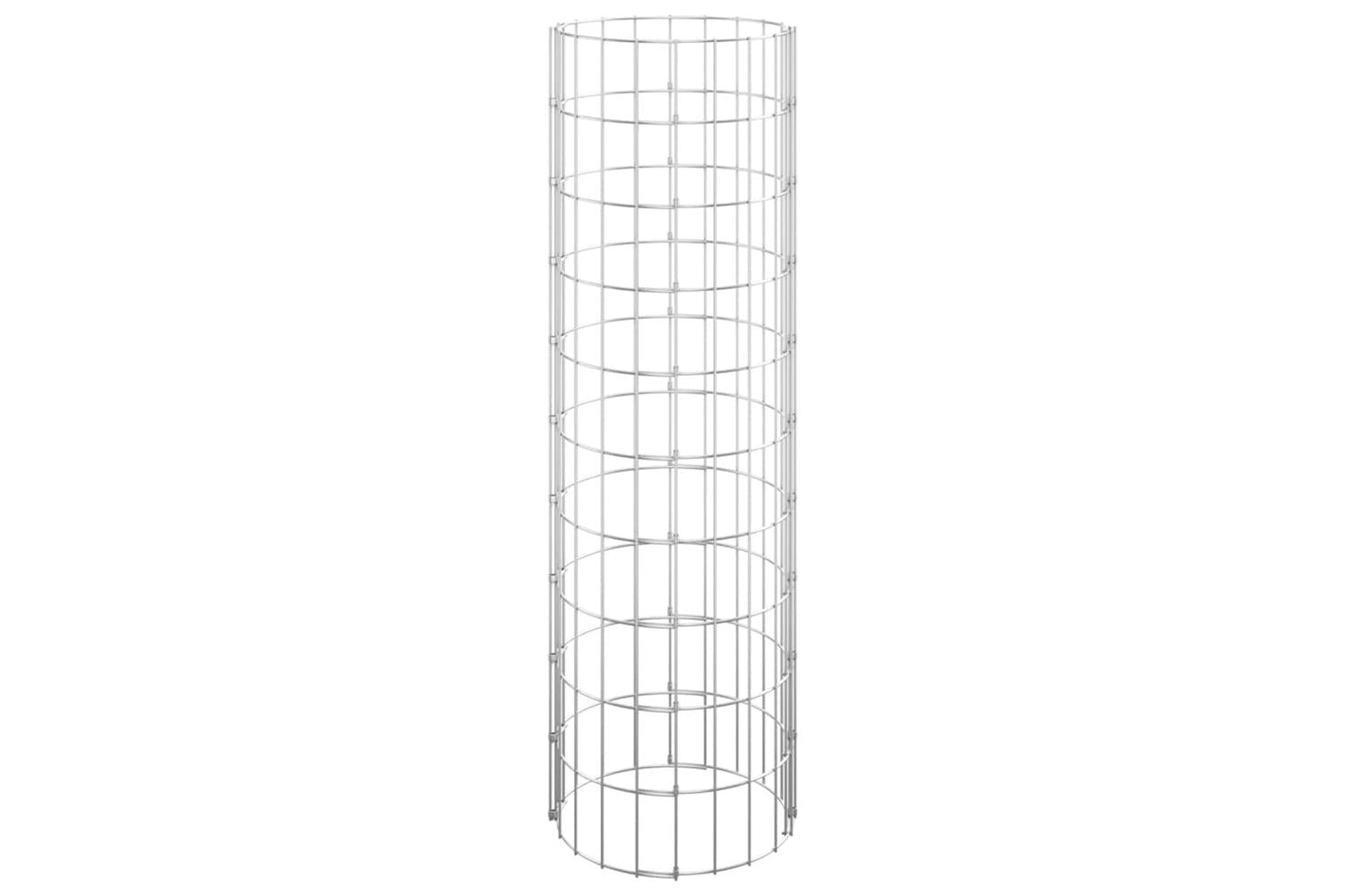 vidaXL 152012 Circular Gabion Pole Galvanised Steel ÃƒÂƒÃ‚Â˜30x100cm-3