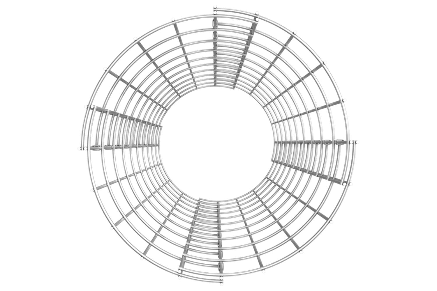 vidaXL 152012 Circular Gabion Pole Galvanised Steel ÃƒÂƒÃ‚Â˜30x100cm-4
