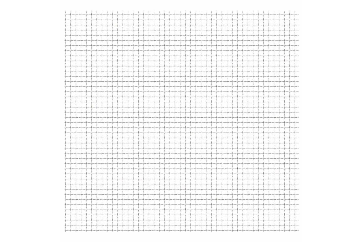 vidaXL 142288 Crimped Garden Wire Fence Stainless Steel 50x50cm 21x21x2.5mm