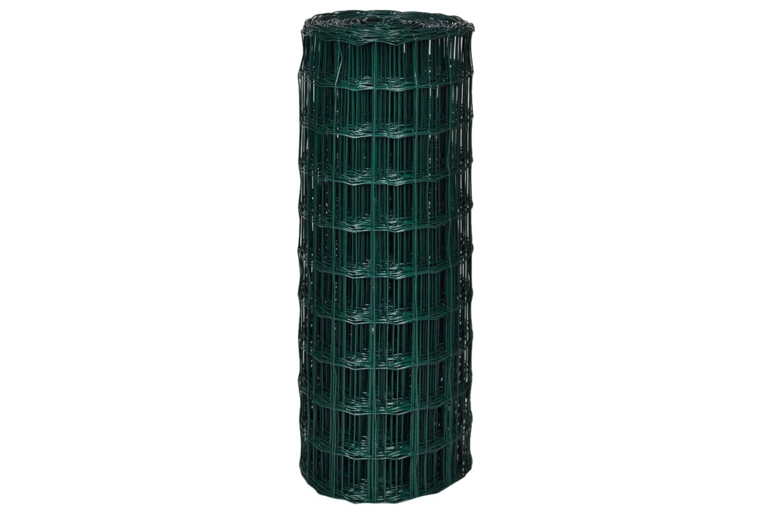Vidaxl 140573 Euro Fence Steel 10x1.0 M Green-3