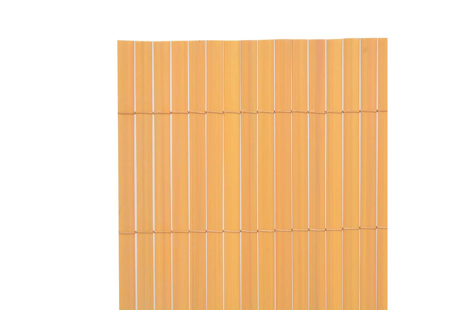 vidaXL 43624 Double-sided Garden Fence Pvc 90x300cm Yellow-3