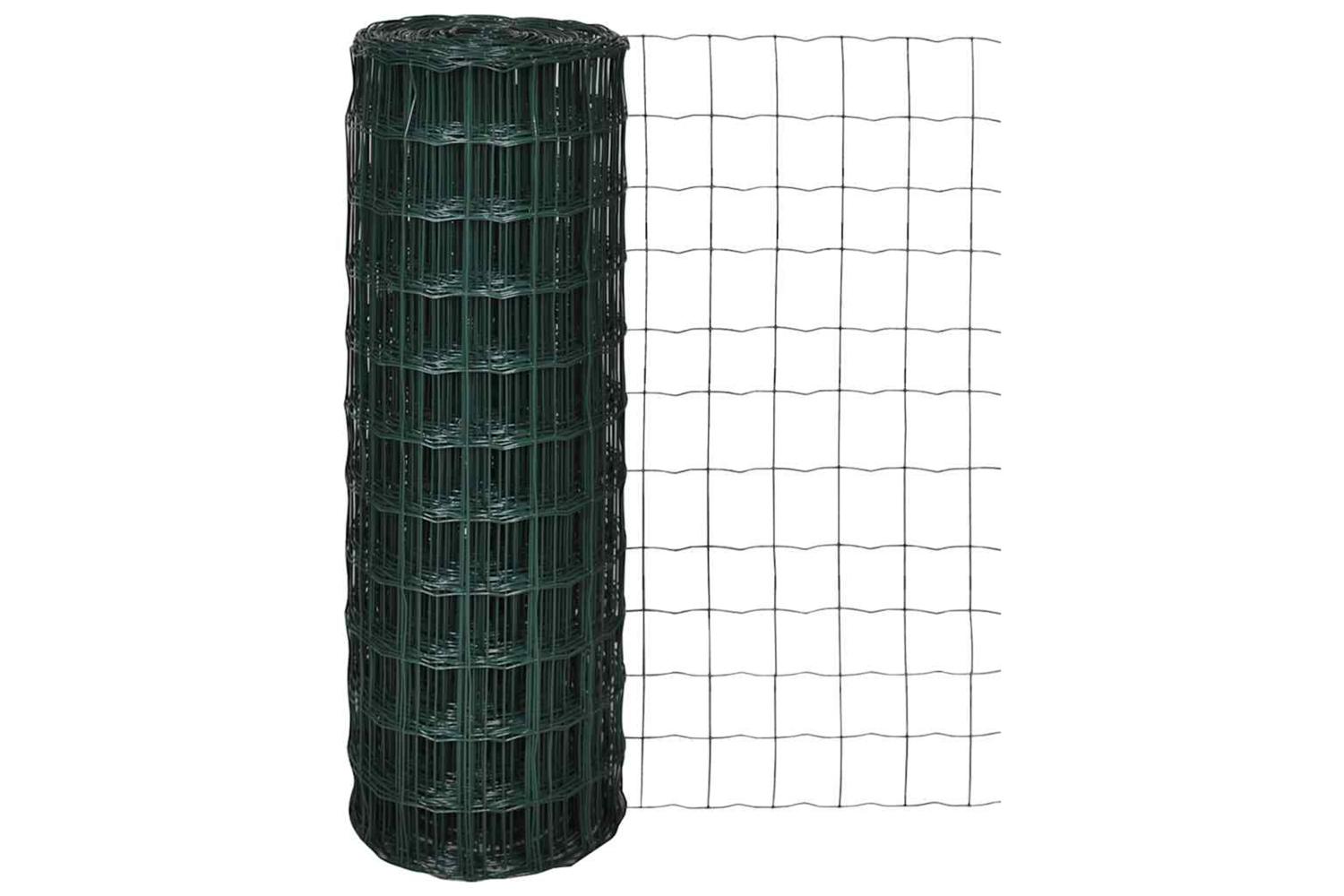 Vidaxl 140585 Euro Fence Steel 10x1.0 M Green