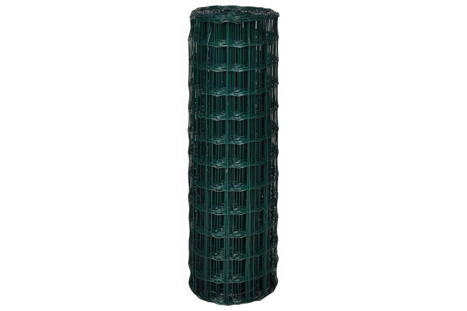 Vidaxl 140580 Euro Fence Steel 25x1.2 M Green-3