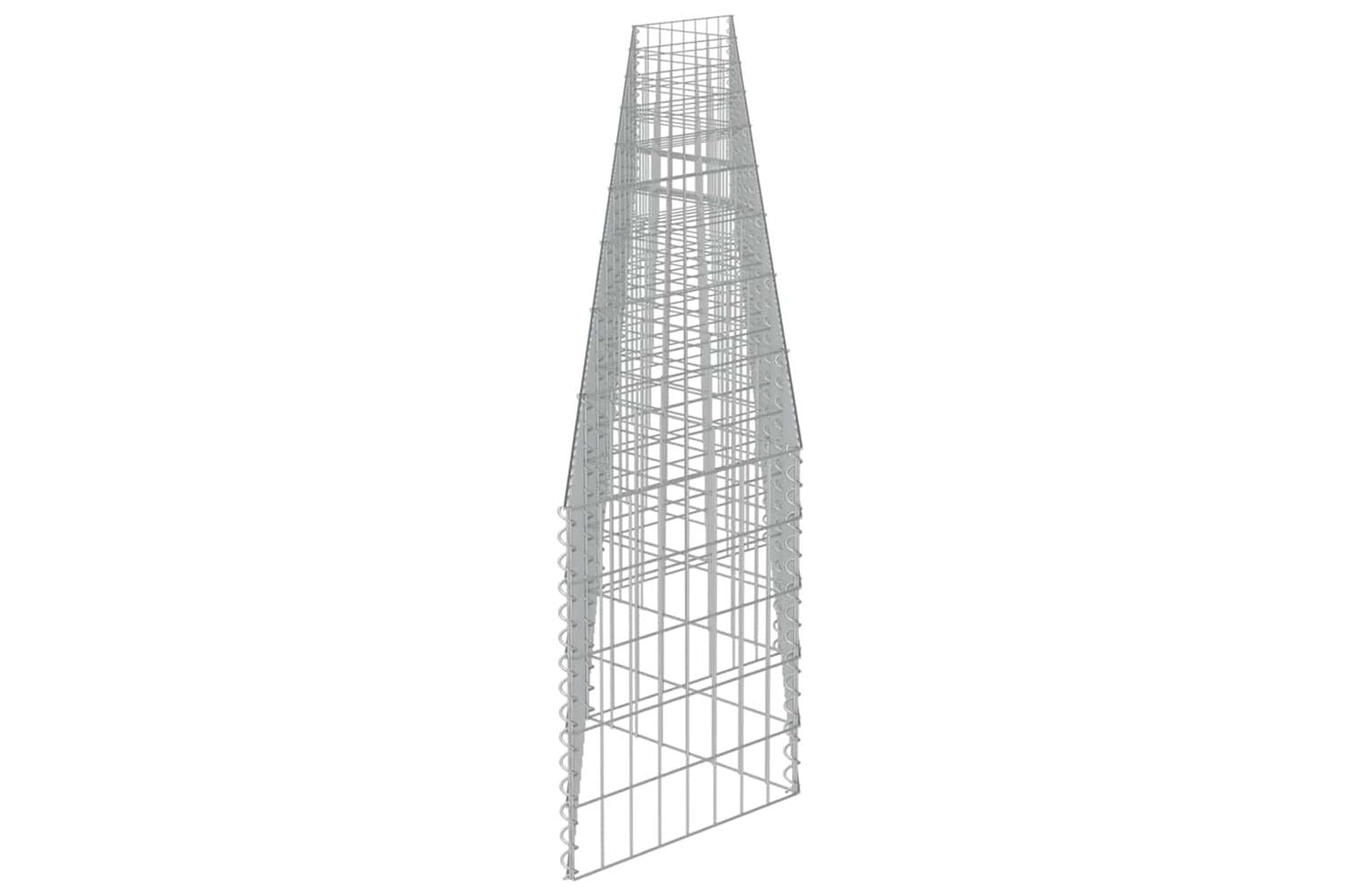 vidaXL 143574 Gabion Wall Galvanised Steel 630x30x50cm-7