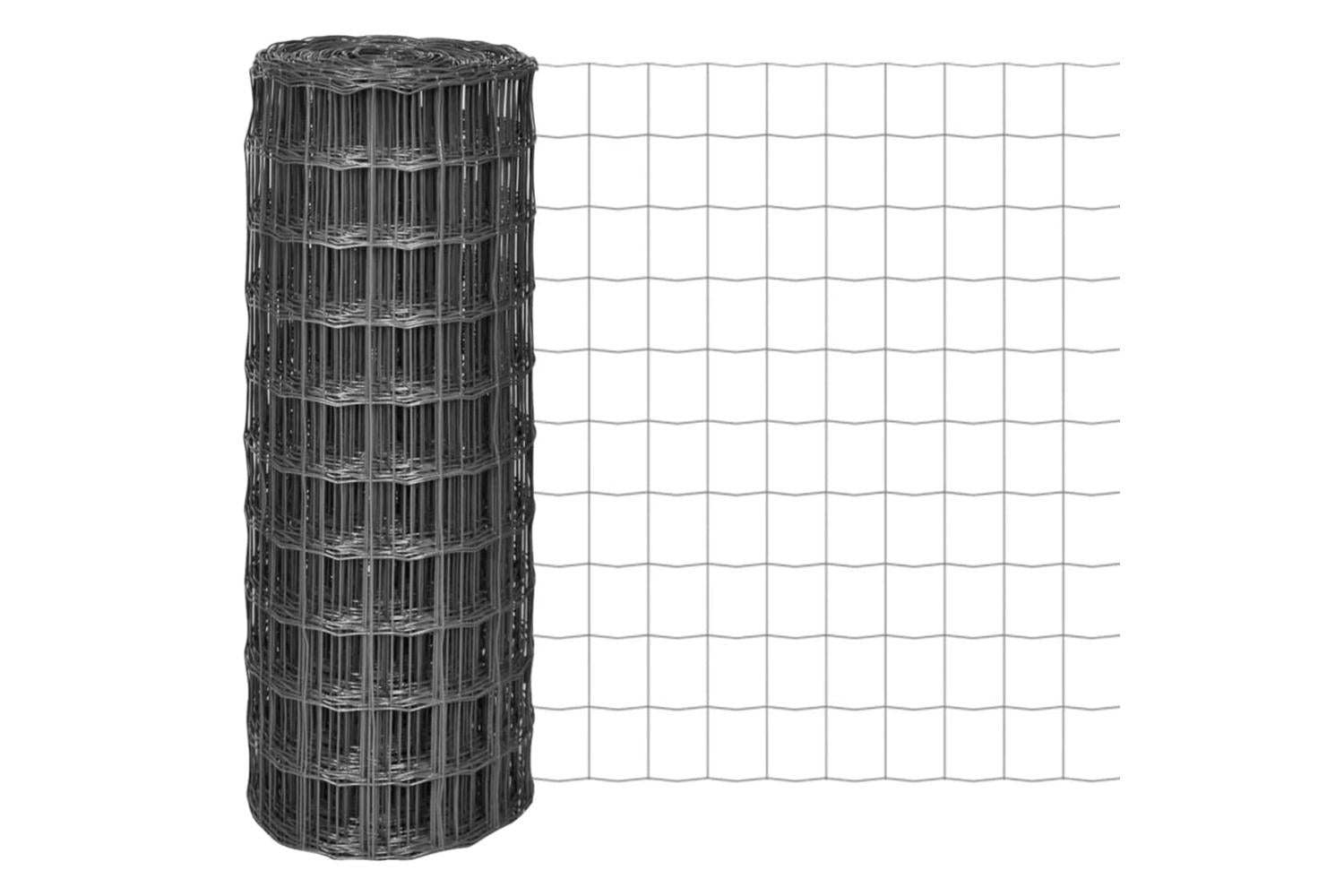 Vidaxl 142509 Euro Fence Steel 10x1 M Grey