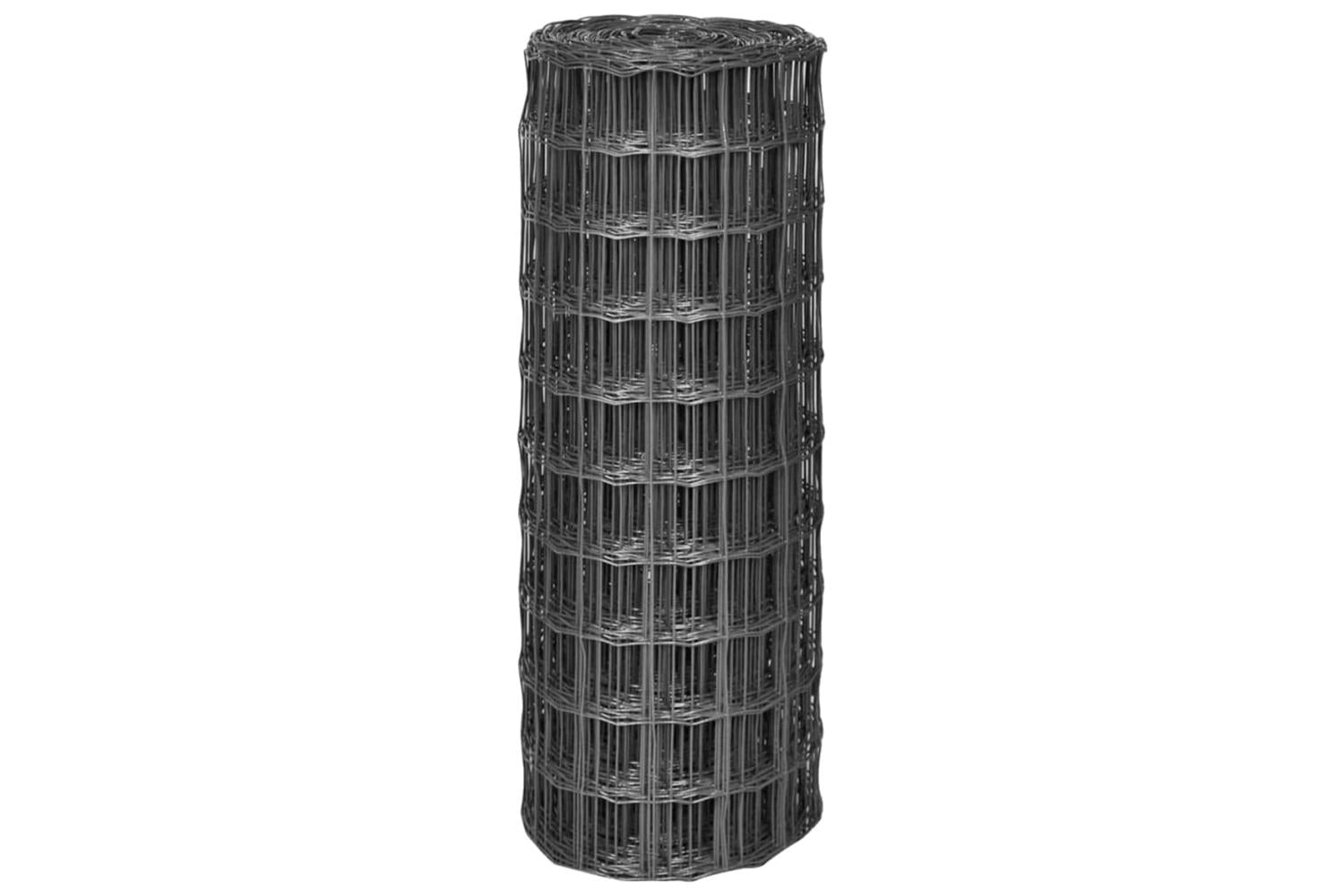 Vidaxl 142509 Euro Fence Steel 10x1 M Grey-2