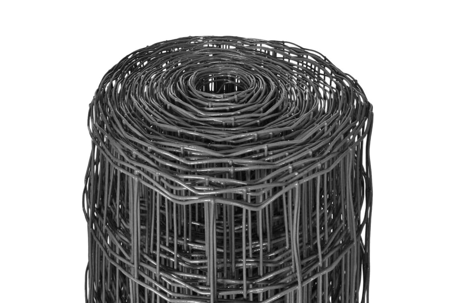 Vidaxl 142509 Euro Fence Steel 10x1 M Grey-3