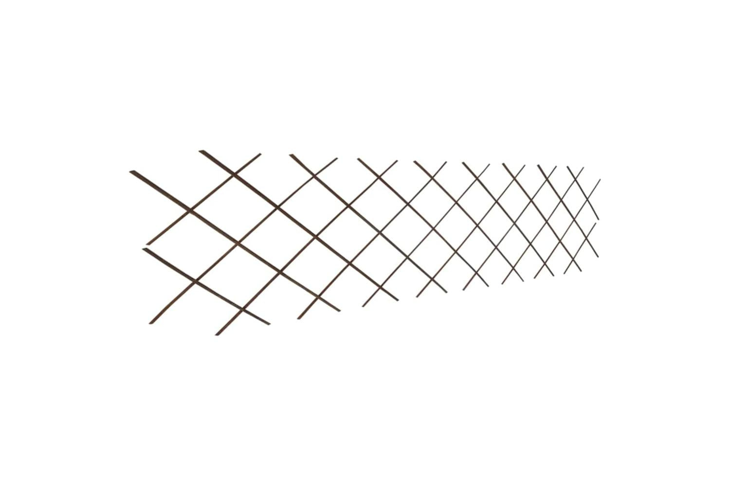 vidaXL 146072 Willow Trellis Fences 5 Pcs 180x60cm-2