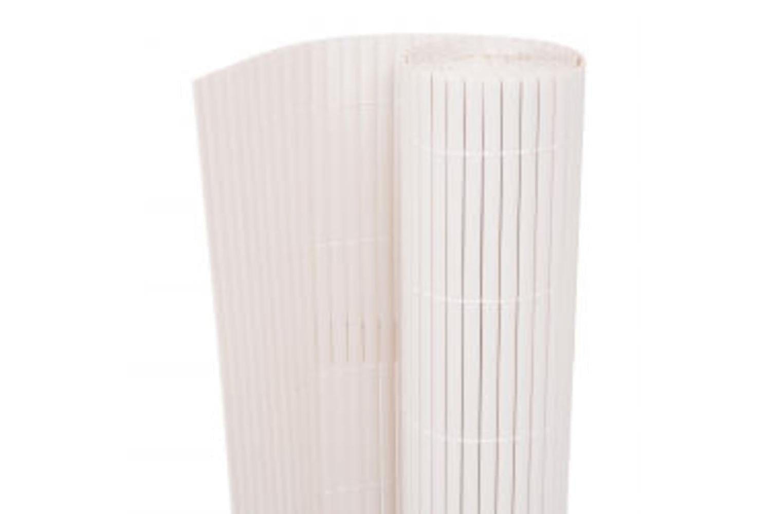 Vidaxl 317151 Double-sided Garden Fence 110x300 Cm White-2
