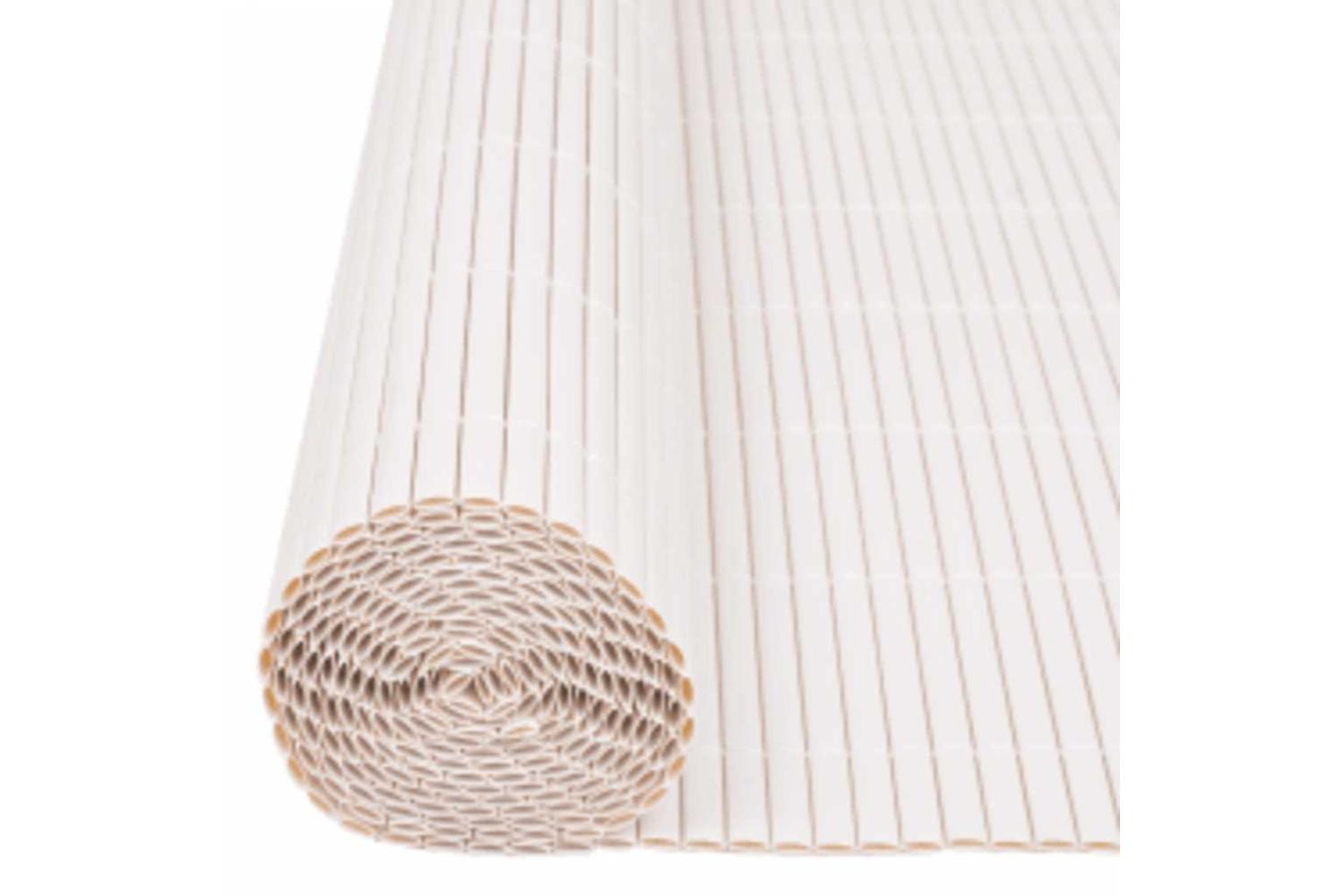 Vidaxl 317151 Double-sided Garden Fence 110x300 Cm White-4
