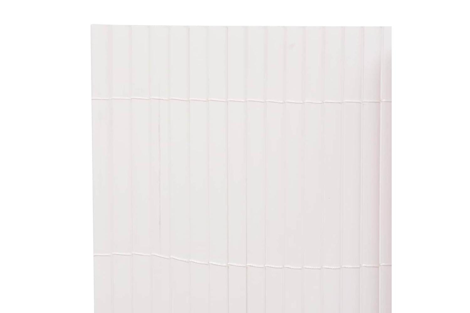 Vidaxl 317151 Double-sided Garden Fence 110x300 Cm White-5