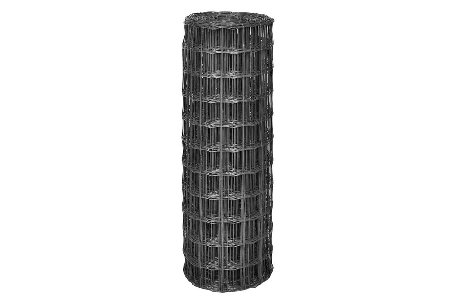 Vidaxl 142526 Euro Fence Steel 25x1 M Grey-2
