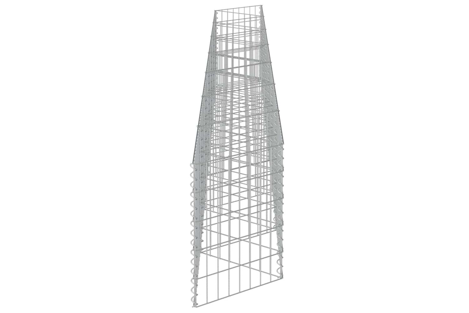 vidaXL 143572 Gabion Wall Galvanised Steel 450x30x50cm-7