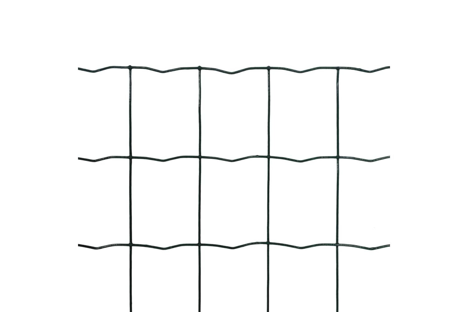 Vidaxl 140590 Euro Fence Steel 25x0.8 M Green-2