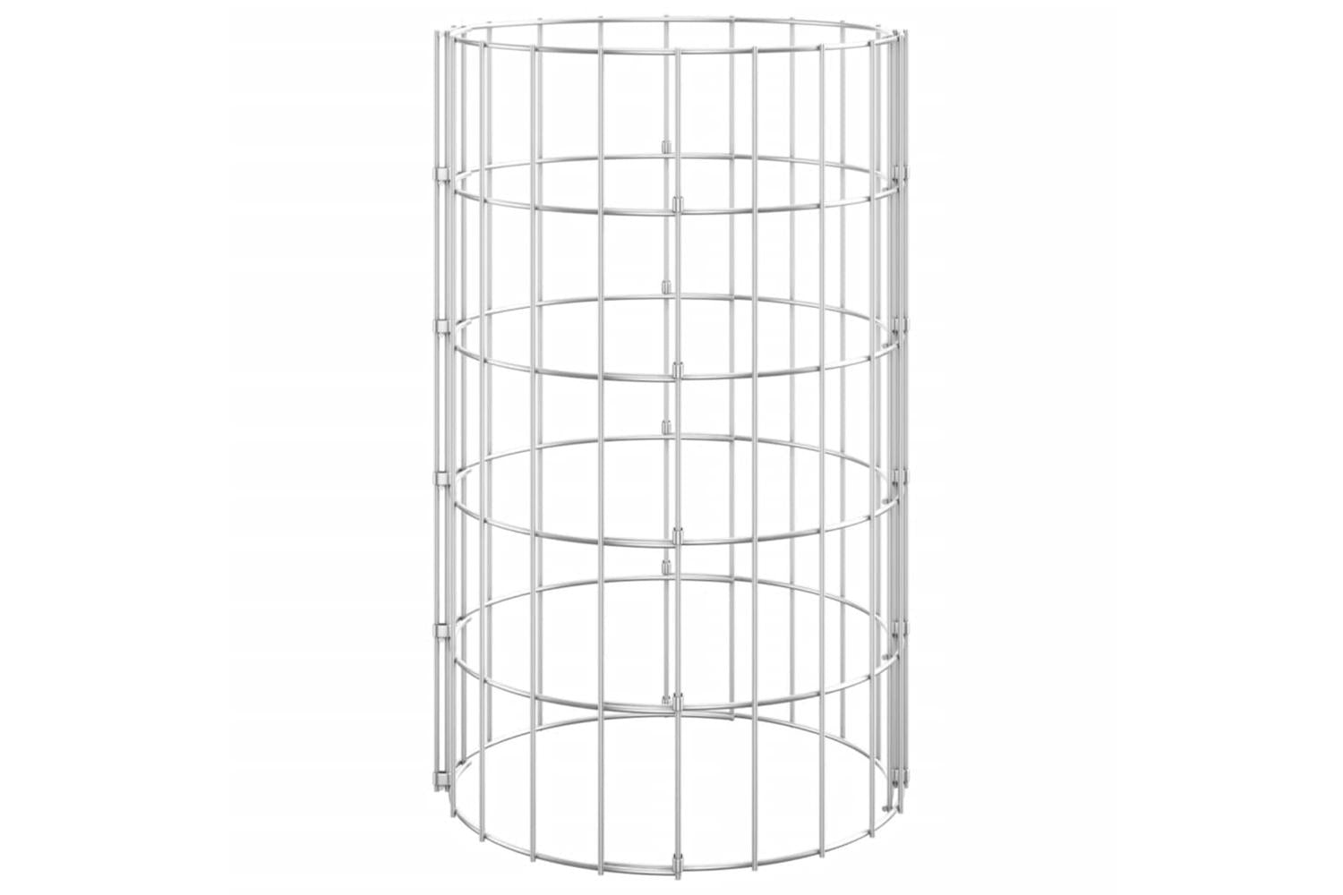 vidaXL 152011 Circular Gabion Pole Galvanised Steel ÃƒÂƒÃ‚Â˜30x50cm-3