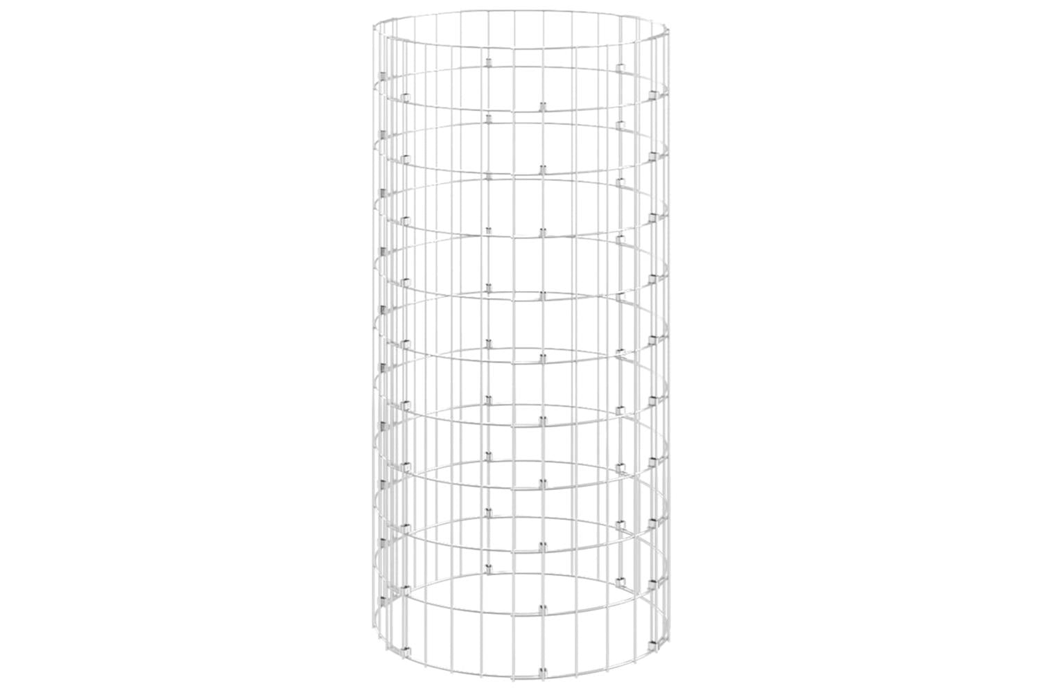 vidaXL 152016 Circular Gabion Pole Galvanised Steel ÃƒÂƒÃ‚Â˜50x100cm-3
