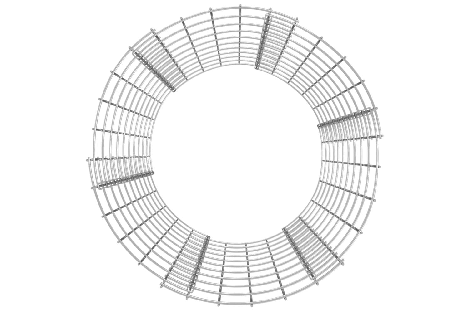 vidaXL 152016 Circular Gabion Pole Galvanised Steel ÃƒÂƒÃ‚Â˜50x100cm-4