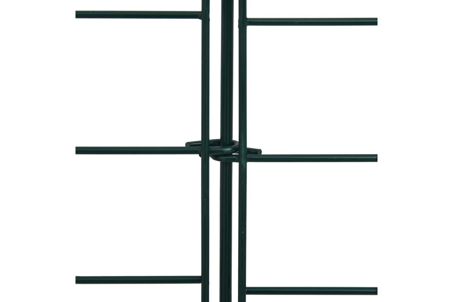 vidaXL 146103 Arched Pond Fence Set 77.5x78.5cm Green-5
