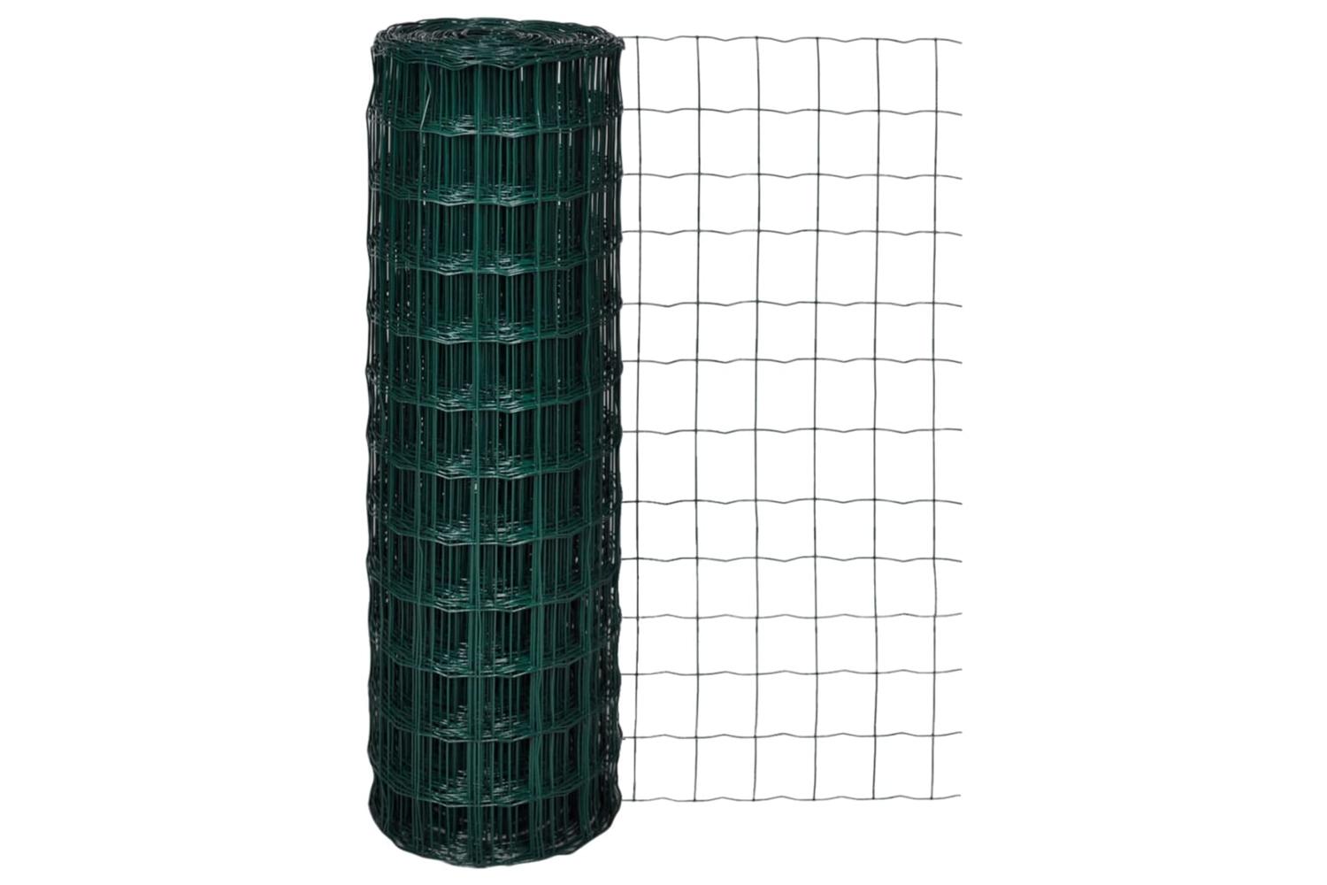 Vidaxl 140574 Euro Fence Steel 10x1.2 M Green