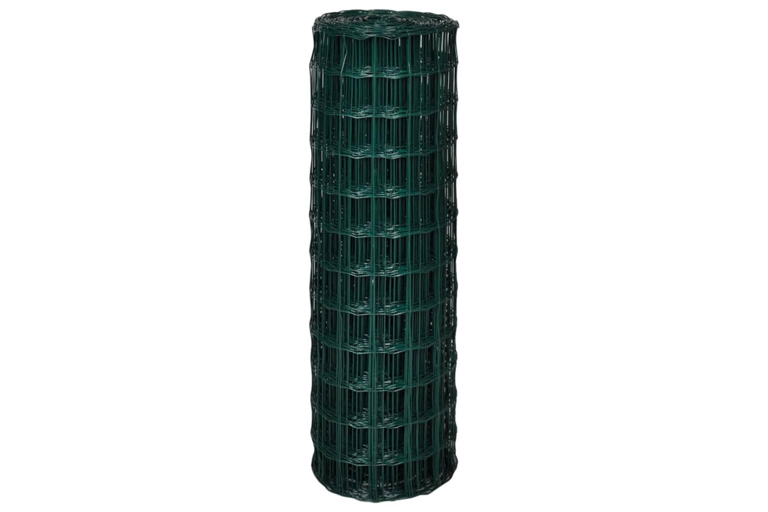 Vidaxl 140574 Euro Fence Steel 10x1.2 M Green-3