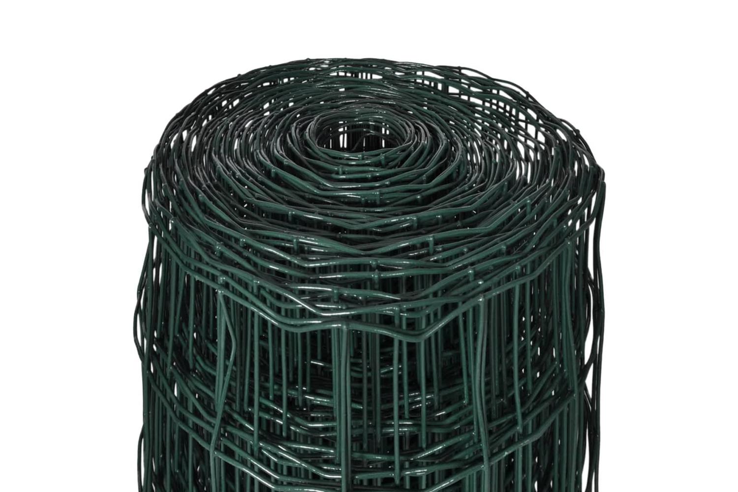 Vidaxl 140574 Euro Fence Steel 10x1.2 M Green-4