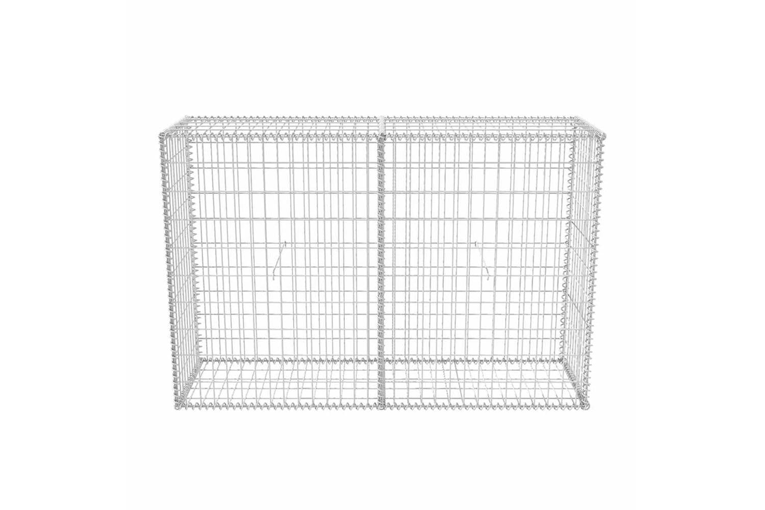 vidaXL 142551 Gabion Basket Galvanised Steel 150x50x100cm-5