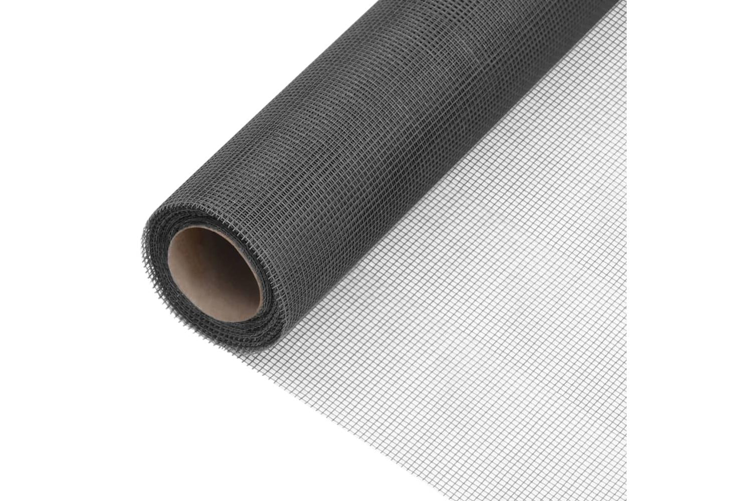 vidaXL 150858 Mesh Screen Fiberglass 80x500cm Black