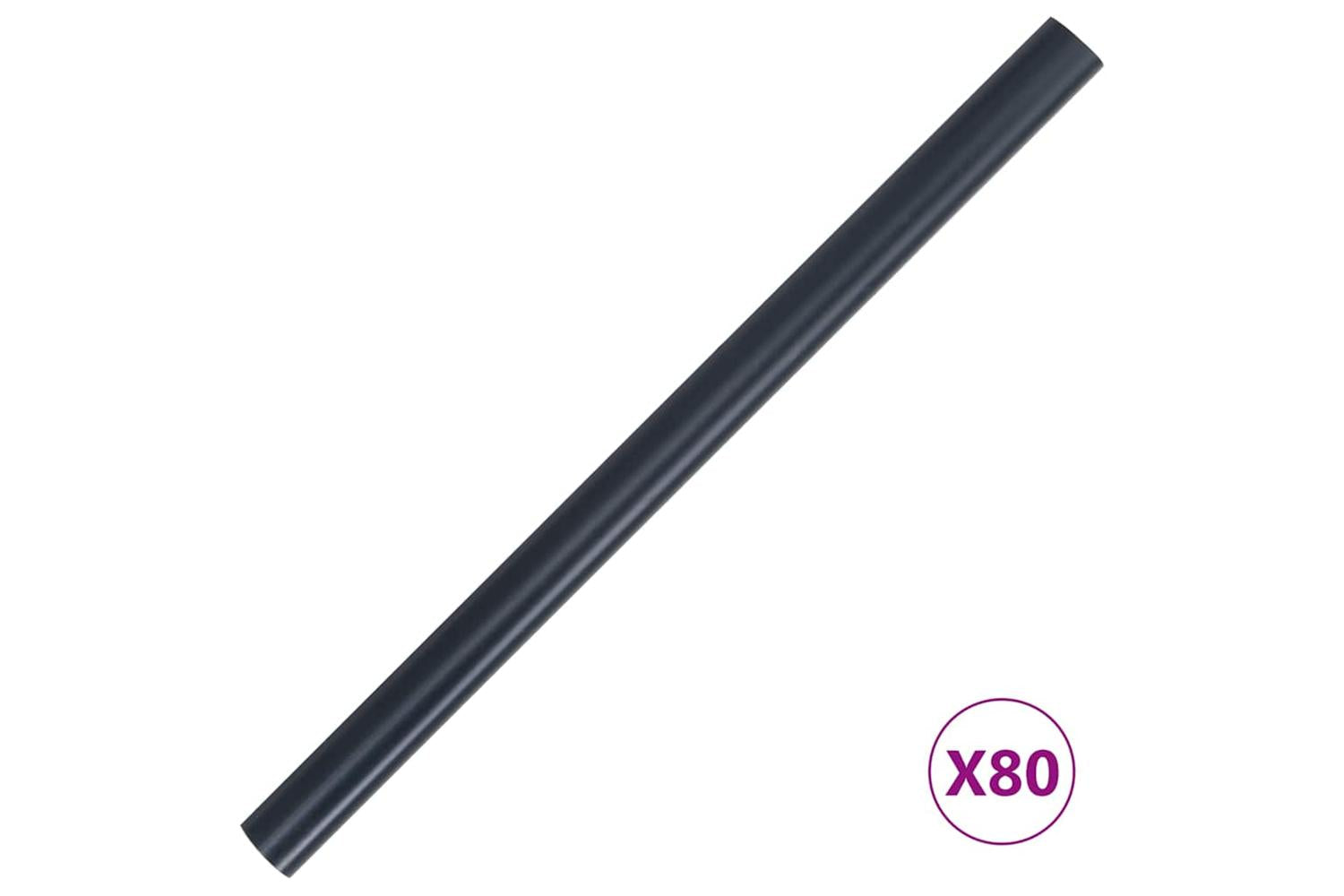 Vidaxl Garden Privacy Screens 4 Pcs Pvc 35x0.19 M Matte Dark Grey-8