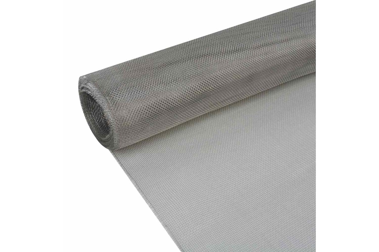 vidaXL 142259 Mesh Screen Stainless Steel 100x1000cm Silver-2