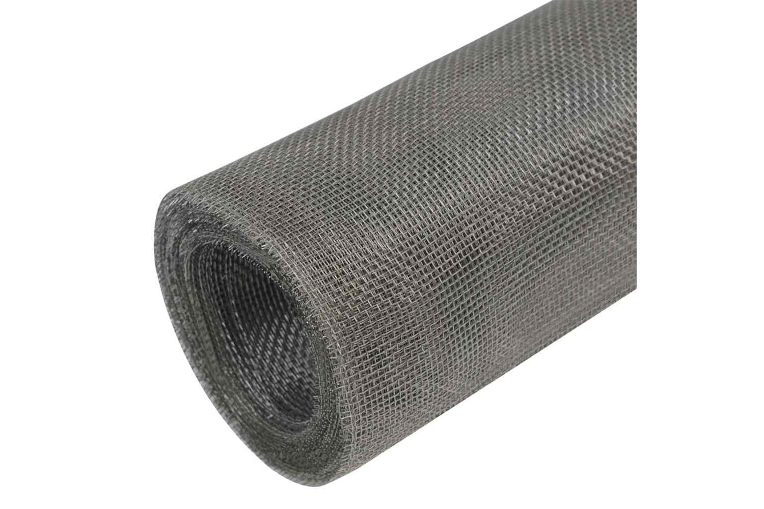 vidaXL 142259 Mesh Screen Stainless Steel 100x1000cm Silver-3
