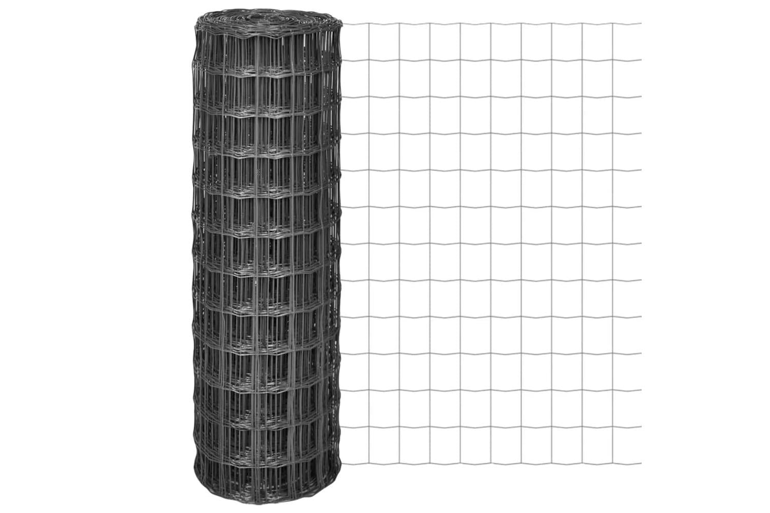 Vidaxl 142510 Euro Fence Steel 10x1.2 M Grey