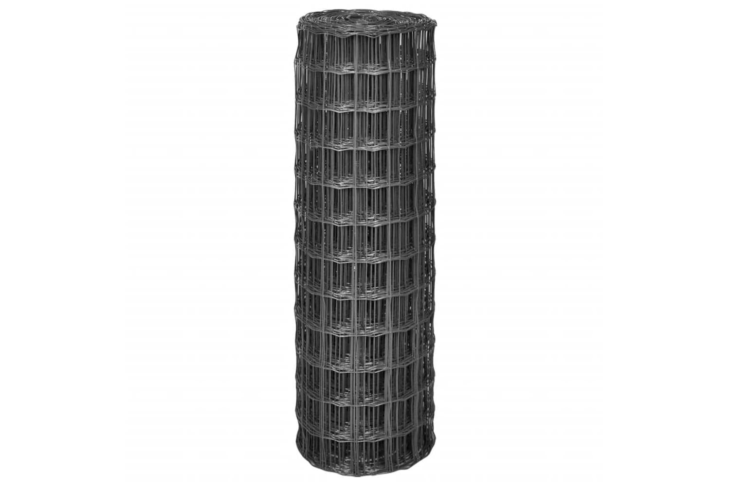 Vidaxl 142510 Euro Fence Steel 10x1.2 M Grey-2