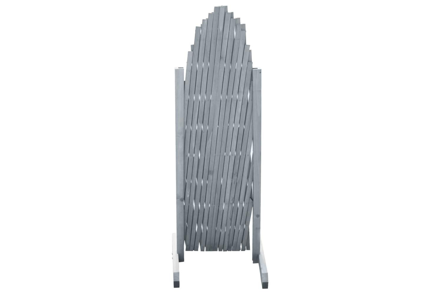 Vidaxl 310036 Trellis Fence Solid Firwood 1.8x1 M Grey-2