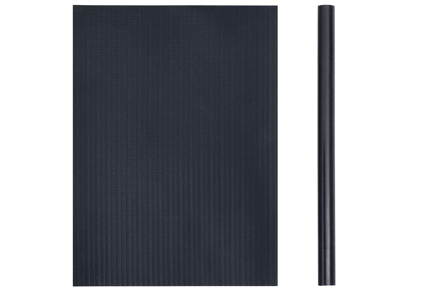 Vidaxl Garden Privacy Screen Pvc 35x0.19 M Matte Dark Grey-3