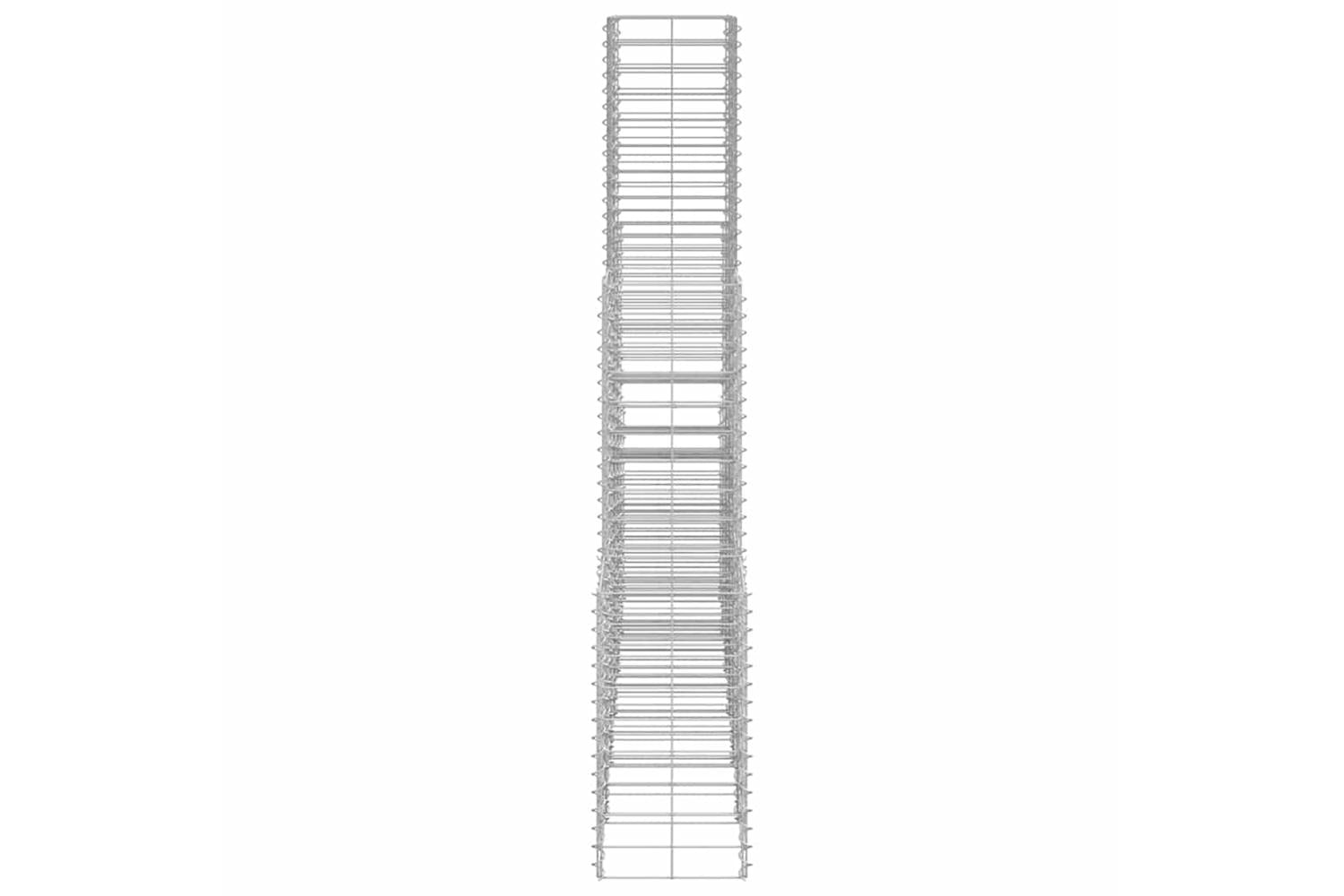 Vidaxl 141049 6 Piece Gabion Set Galvanised Wire-5