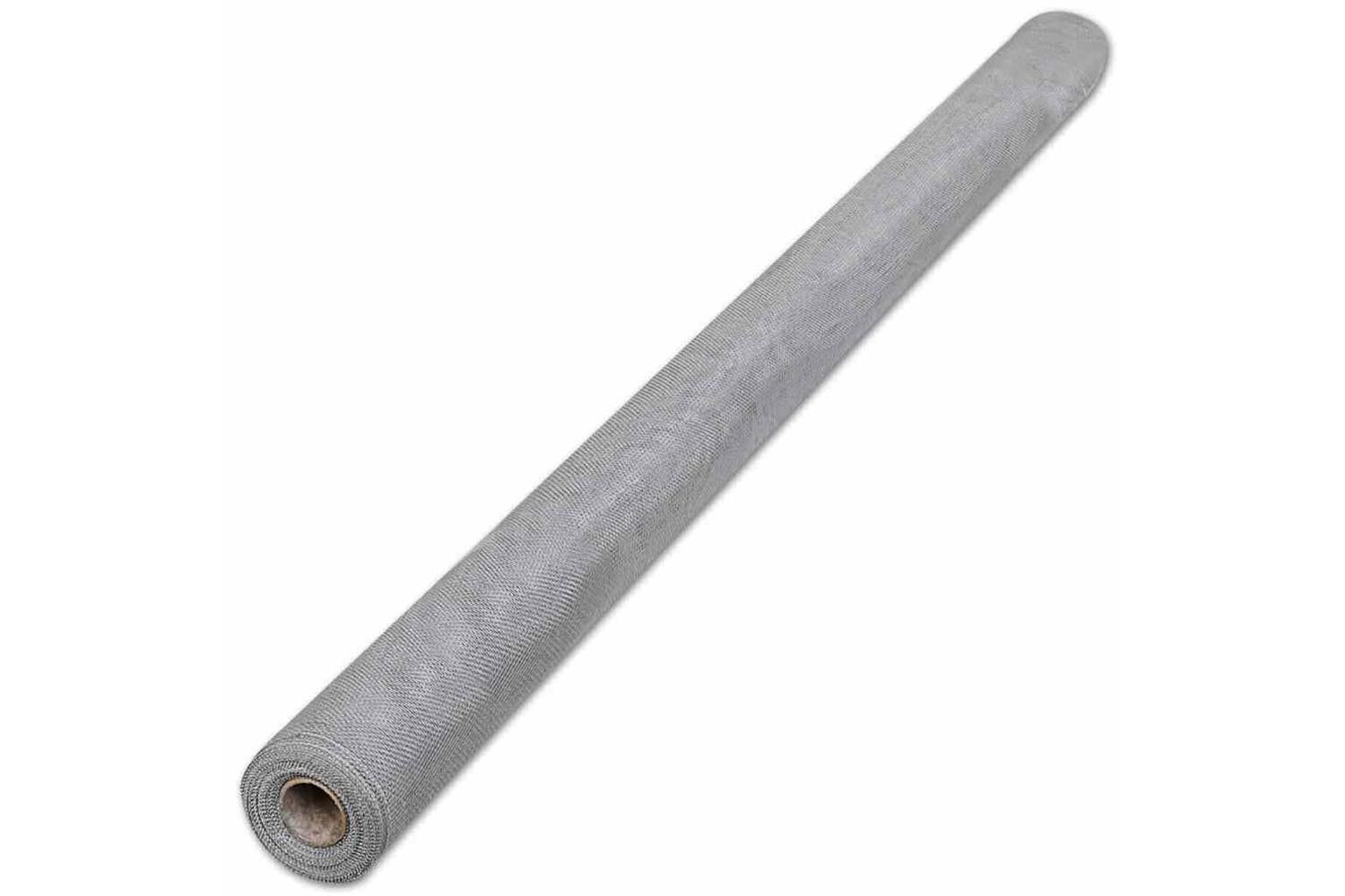 vidaXL 141158 Mesh Screen Aluminium 100x1000cm Silver-2