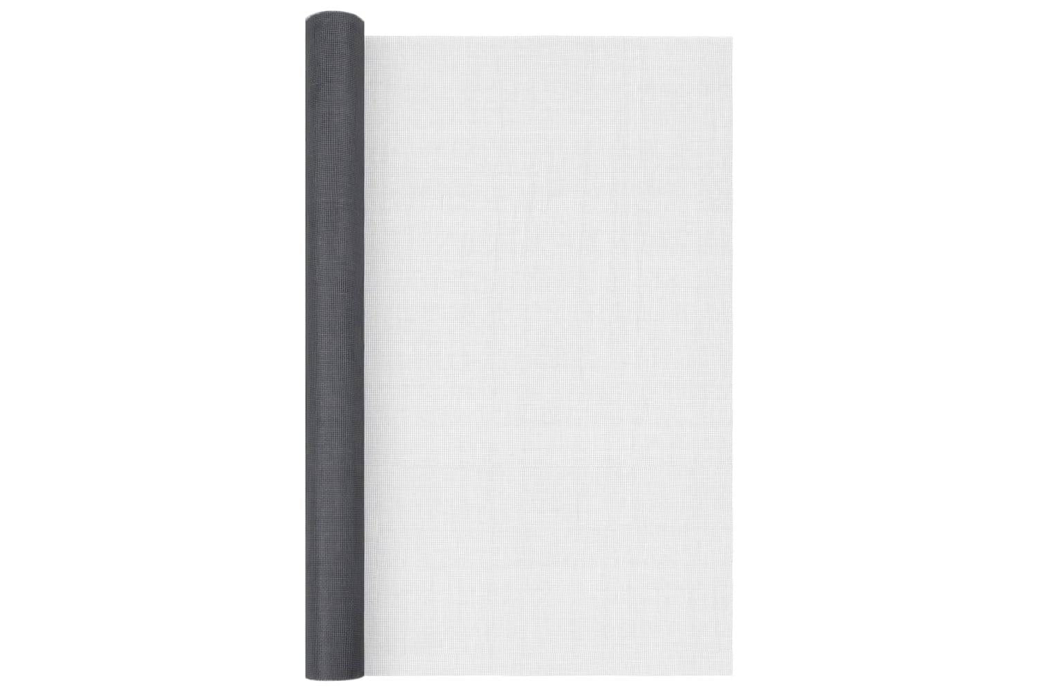 vidaXL 150868 Mesh Screen Fiberglass 80x500cm Grey-3