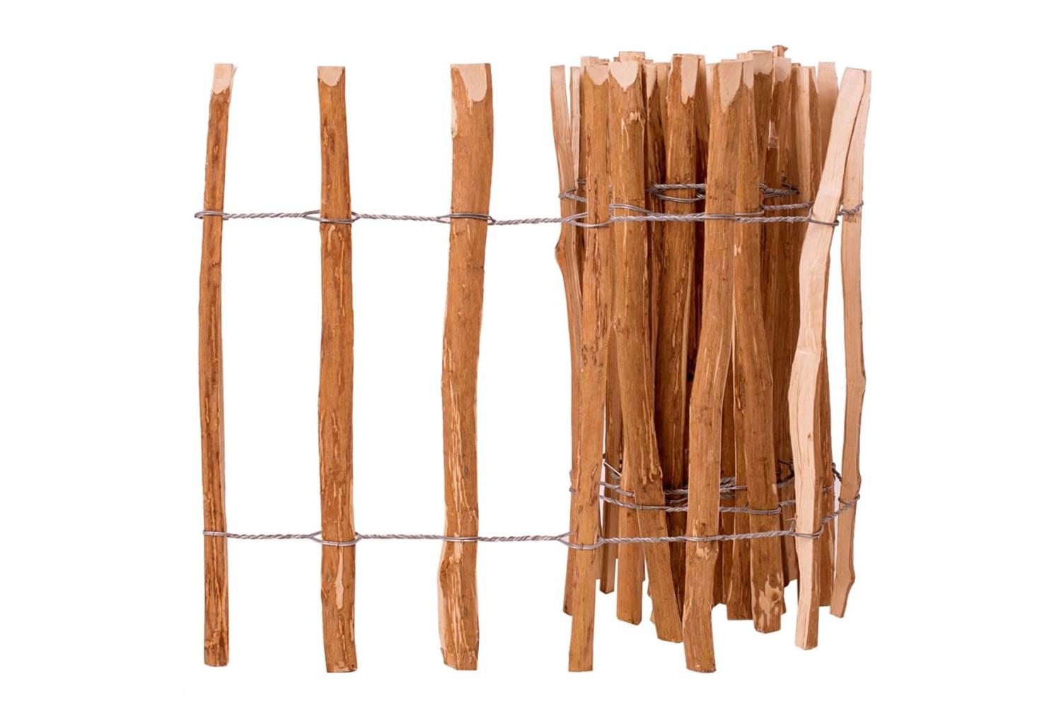 vidaXL 43136 Picket Fence Hazel Wood 60x500cm