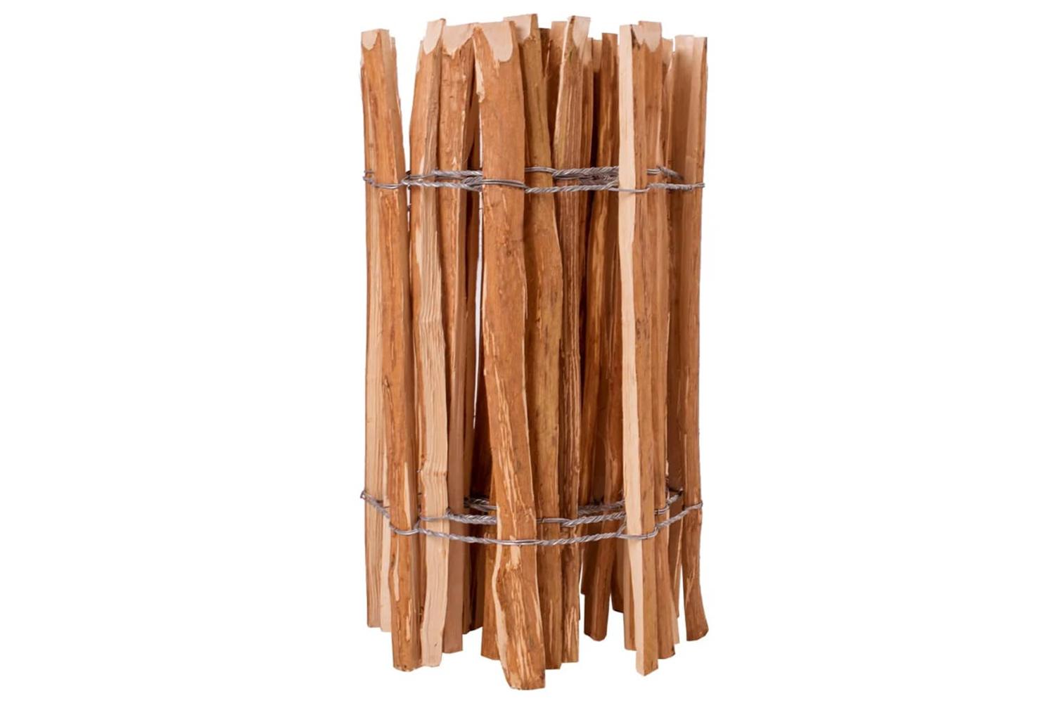 vidaXL 43136 Picket Fence Hazel Wood 60x500cm-2