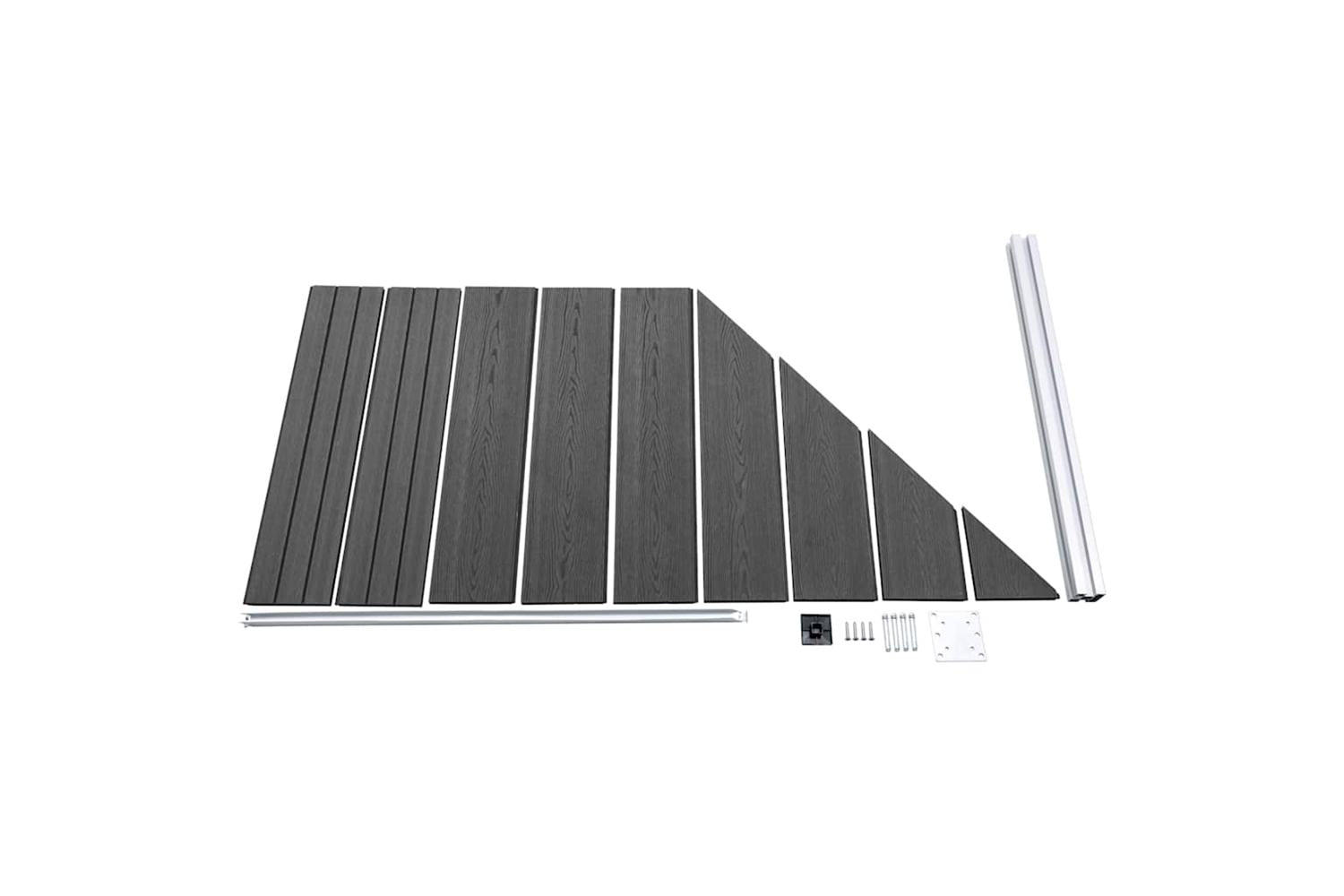 Vidaxl 3070440 Fence Panel Set Wpc 792x-5