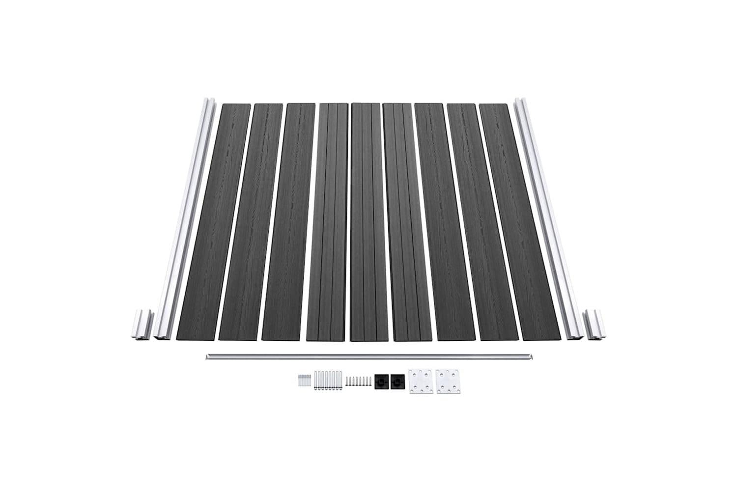 Vidaxl 3070440 Fence Panel Set Wpc 792x-6