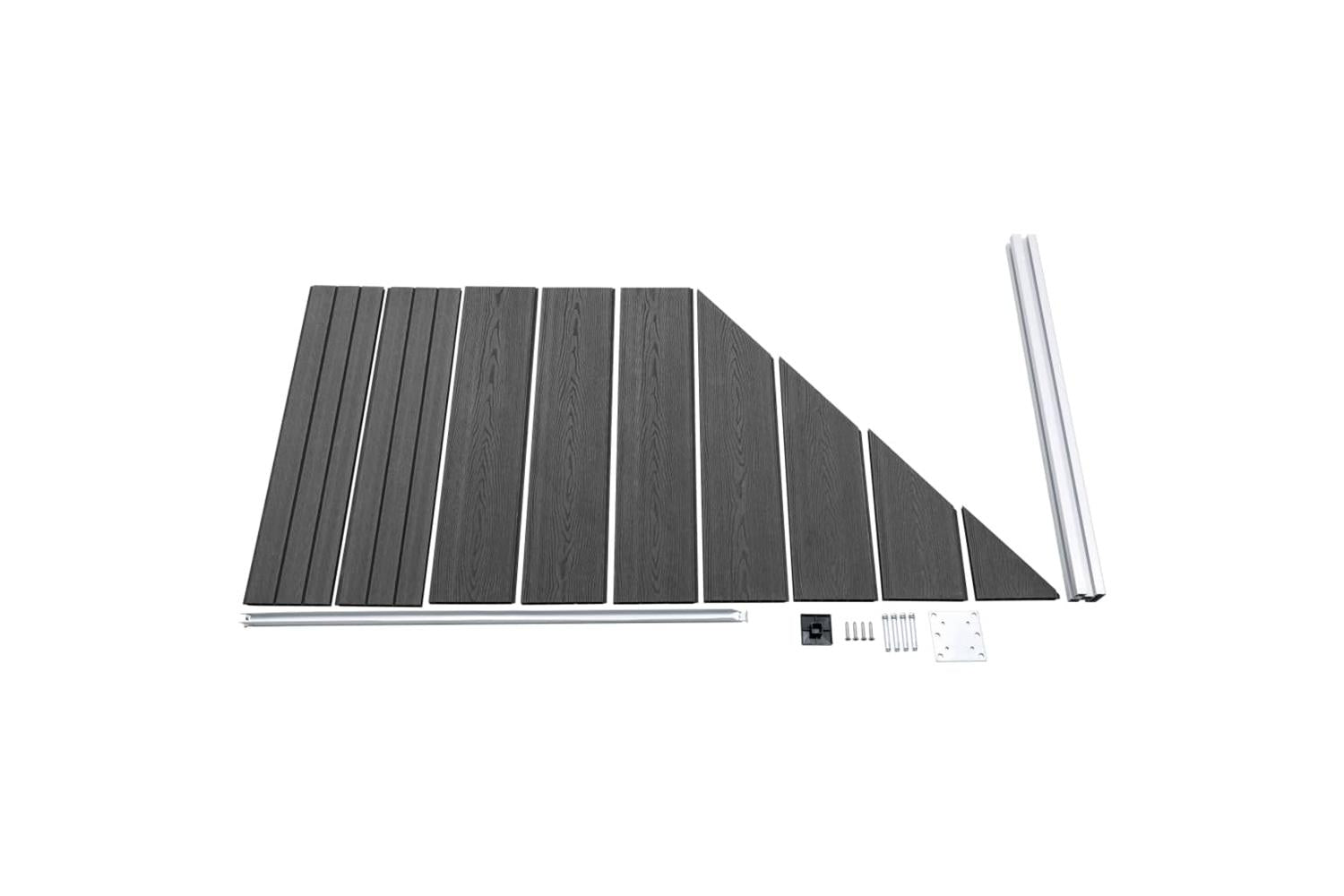 Vidaxl 3070441 Fence Panel Set Wpc 965x-5