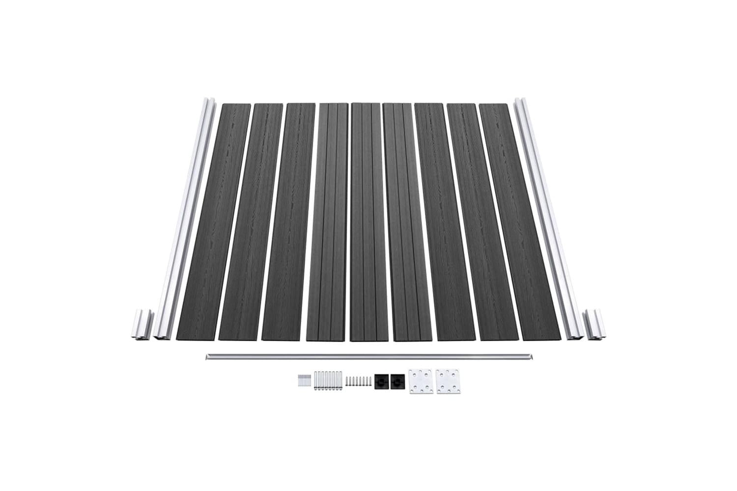 Vidaxl 3070441 Fence Panel Set Wpc 965x-6