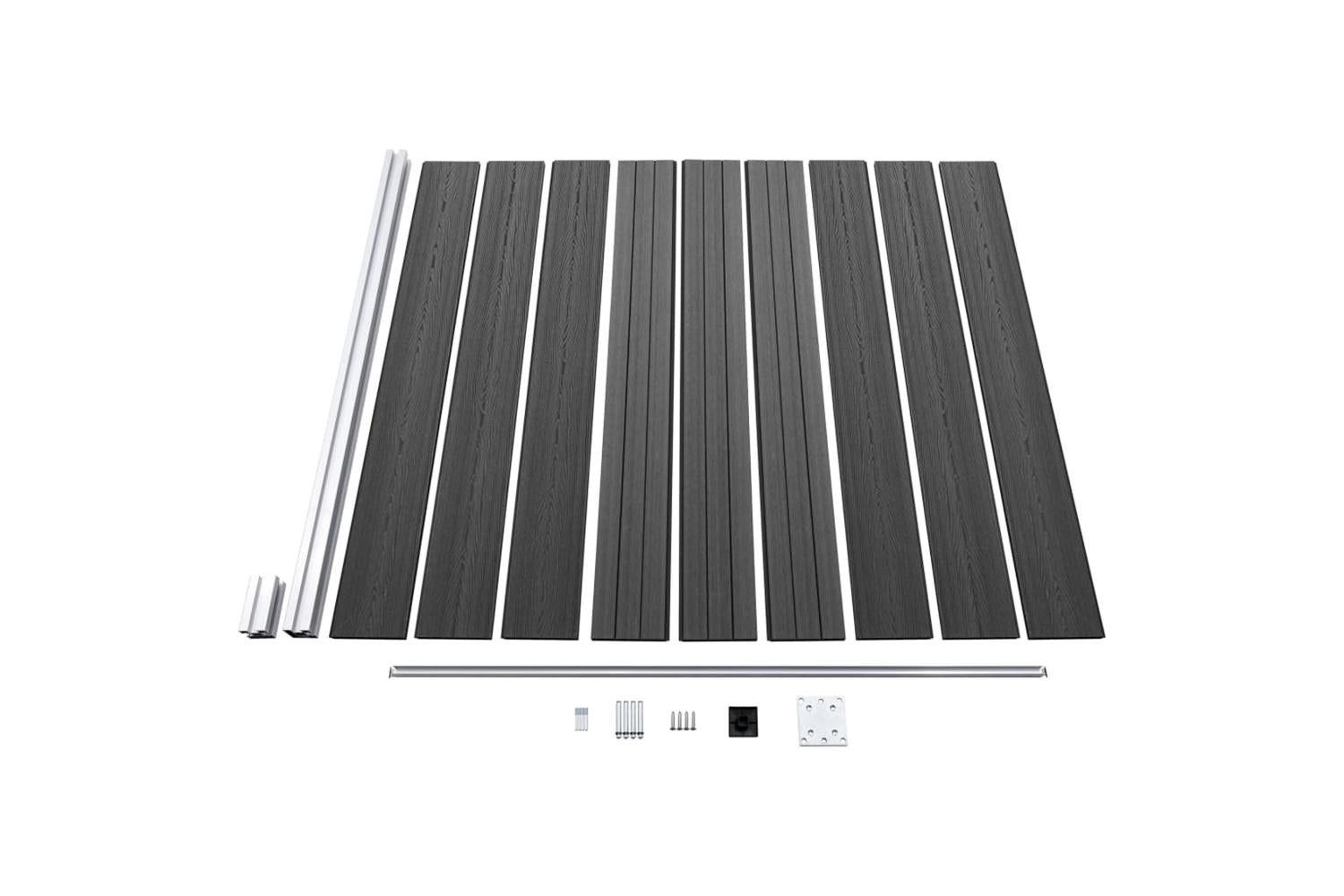 Vidaxl 3070446 Fence Panel Set Wpc 1830x-7